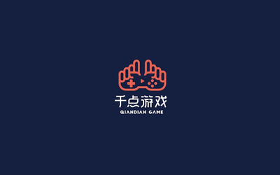 千点游戏logo设计