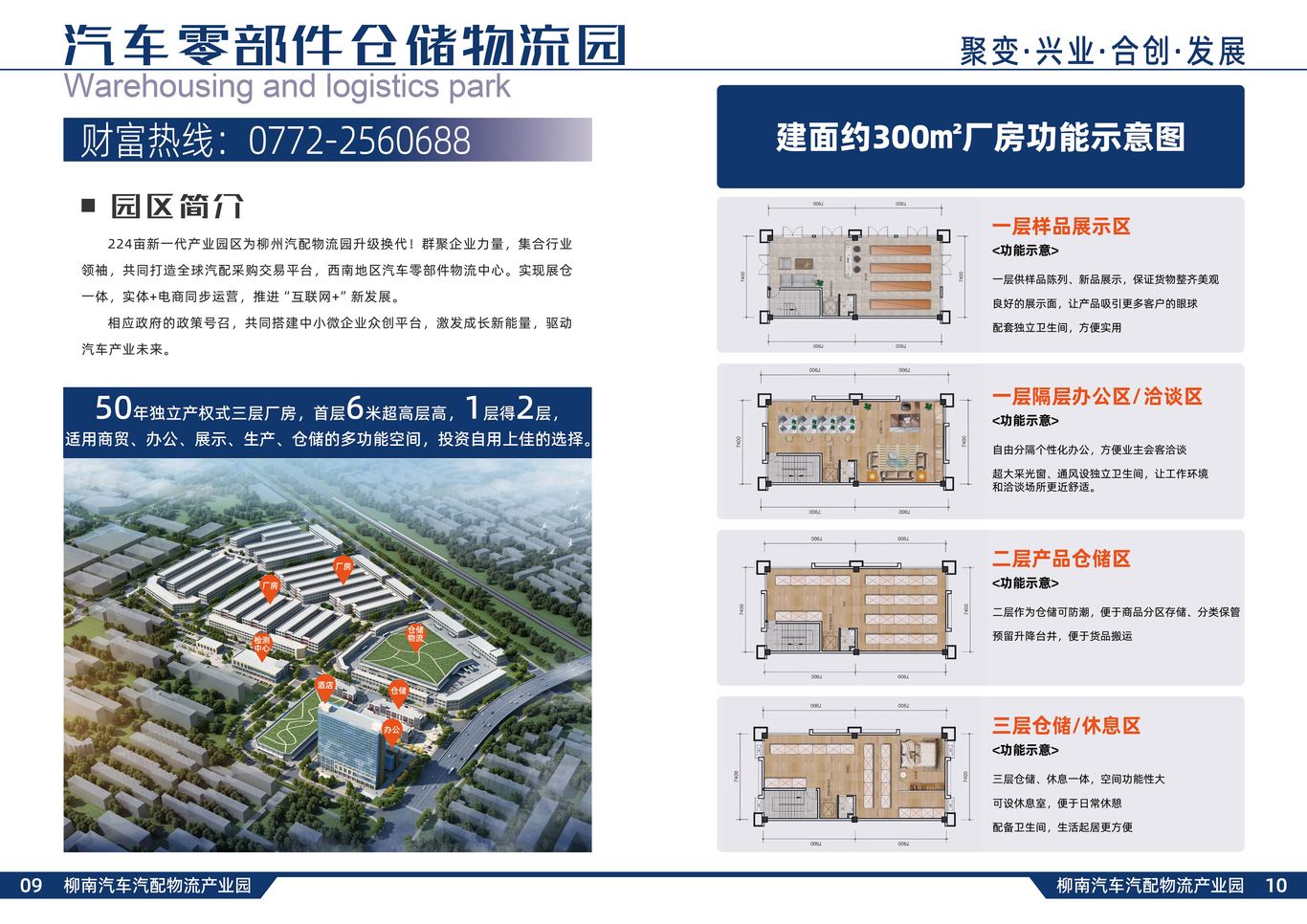 柳南汽车汽配物流产业园宣传册图0
