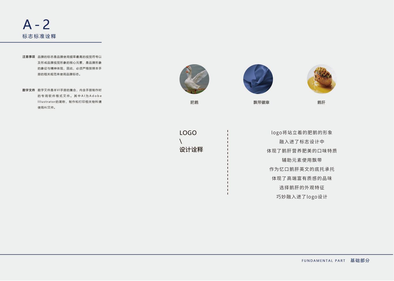 忆口鹅肝VI视觉设计手册图4