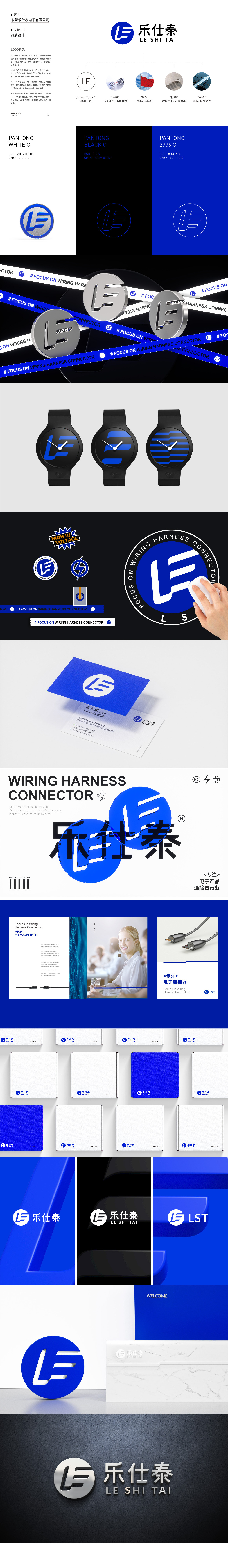 东莞乐仕泰电子logo设计品牌形象设计图0