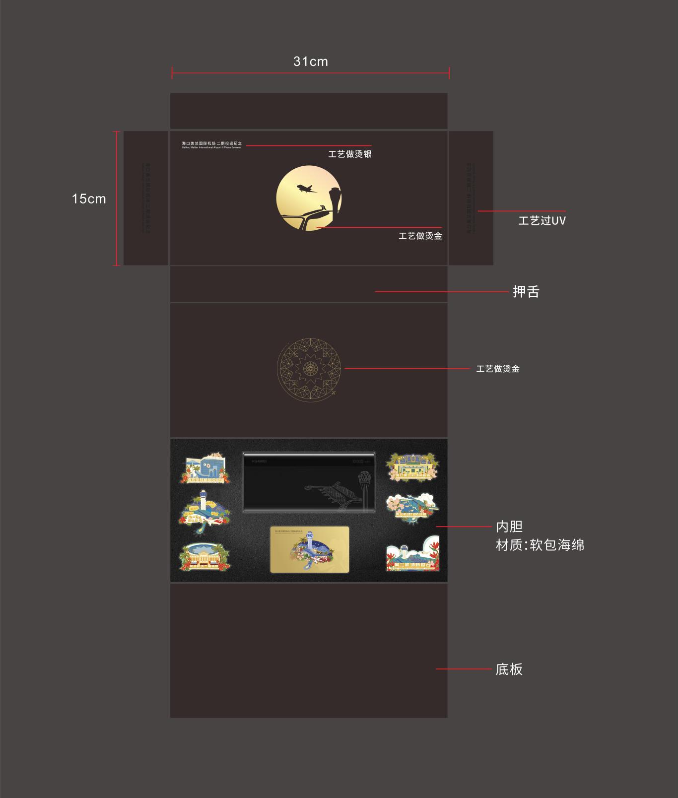 活動類-?？诿捞m機場二期投運儀式及紀念品包裝設計圖13