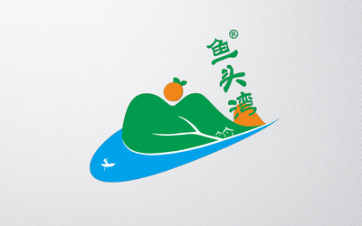 鱼头湾logo设计