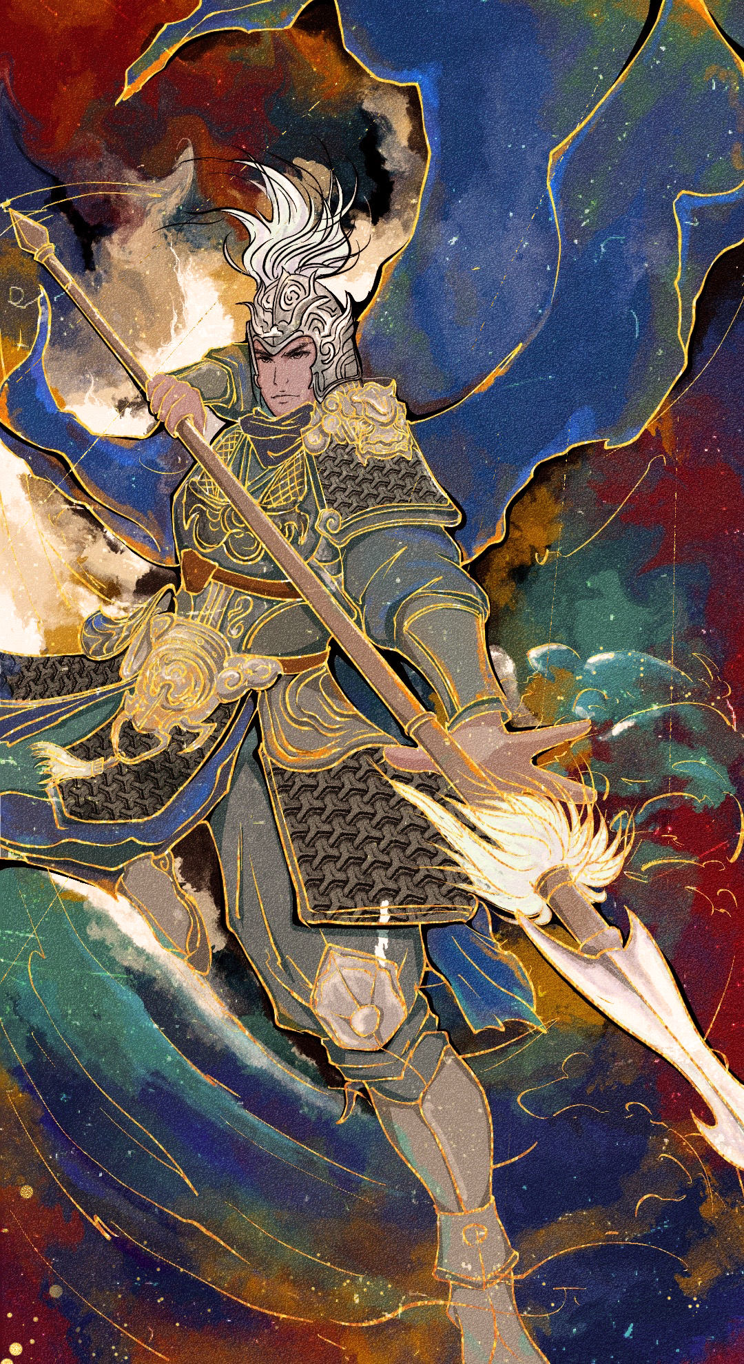 虎年五虎将贺岁商业插画图4