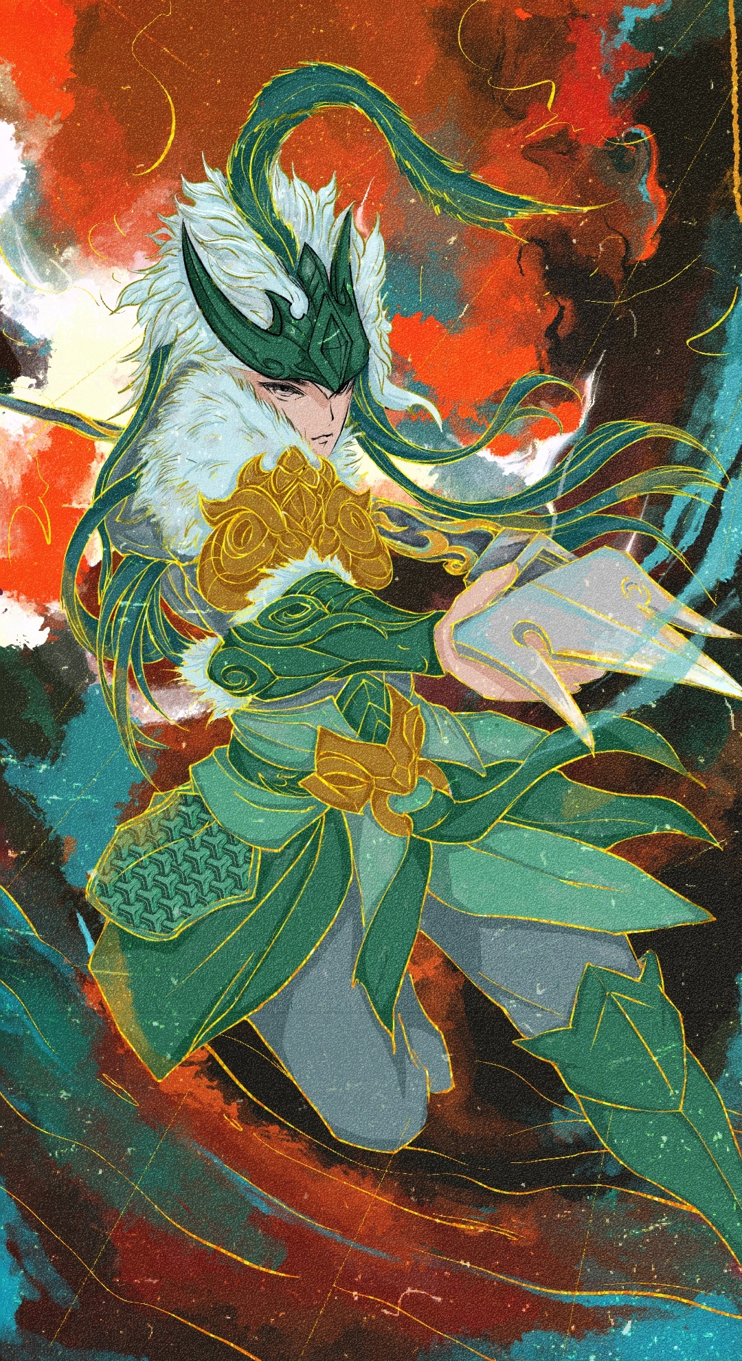 虎年五虎将贺岁商业插画图2