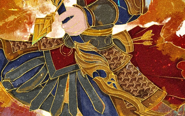虎年五虎将贺岁商业插画