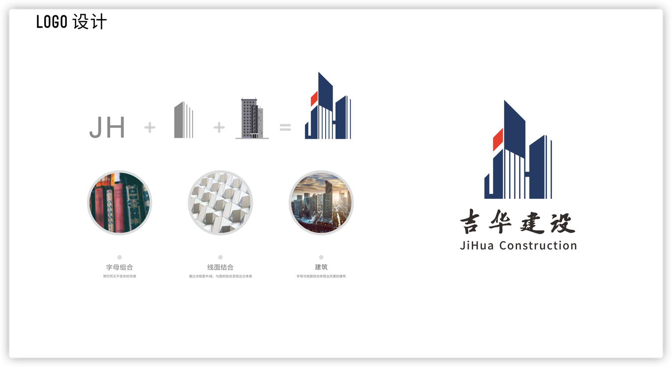 吉华建设logo设计图1