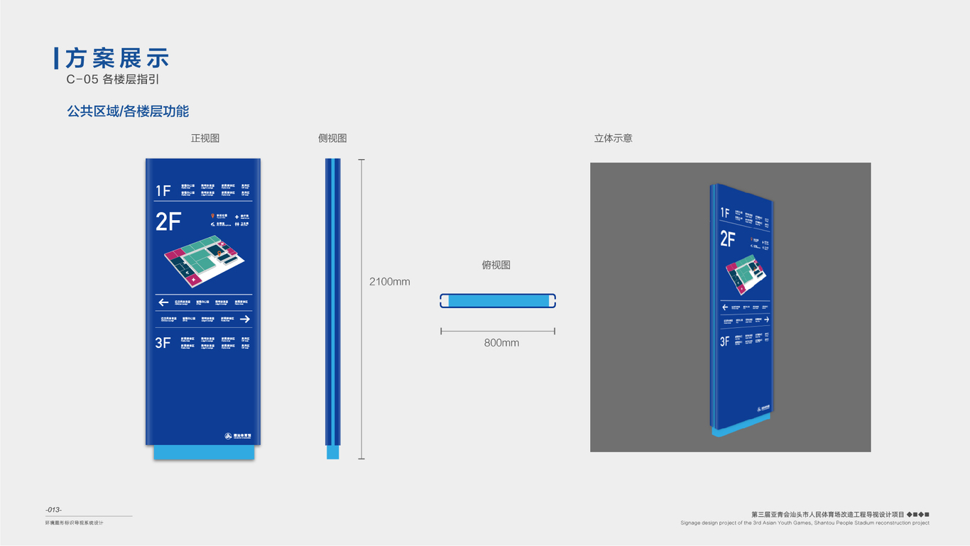 某運動場館標識導視系統(tǒng)設計圖13