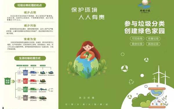 垃圾分类三折页