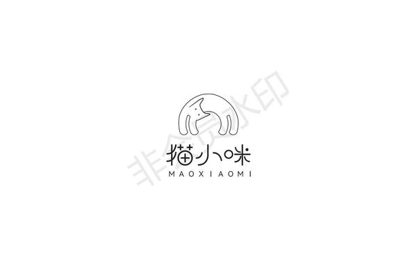 貓小咪LOGO設計