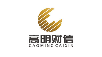 高明財信金融財務品牌LOGO設計