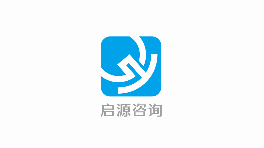 啟源管理人力資源類LOGO設(shè)計(jì)