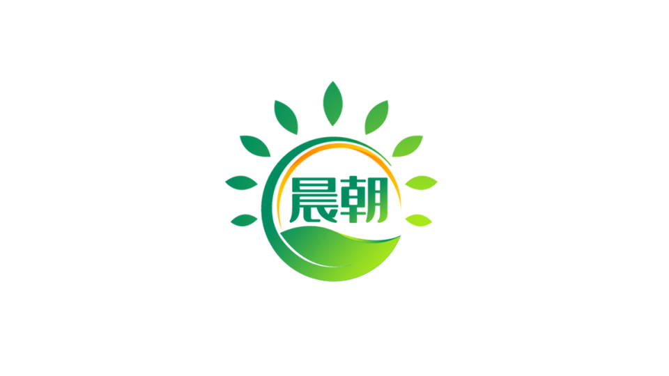 晨朝大棚種植農牧業(yè)LOGO設計