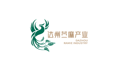 达州苎麻产业-logo设计