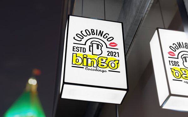 COCO BINGO酒吧品牌logo&包裝設(shè)計