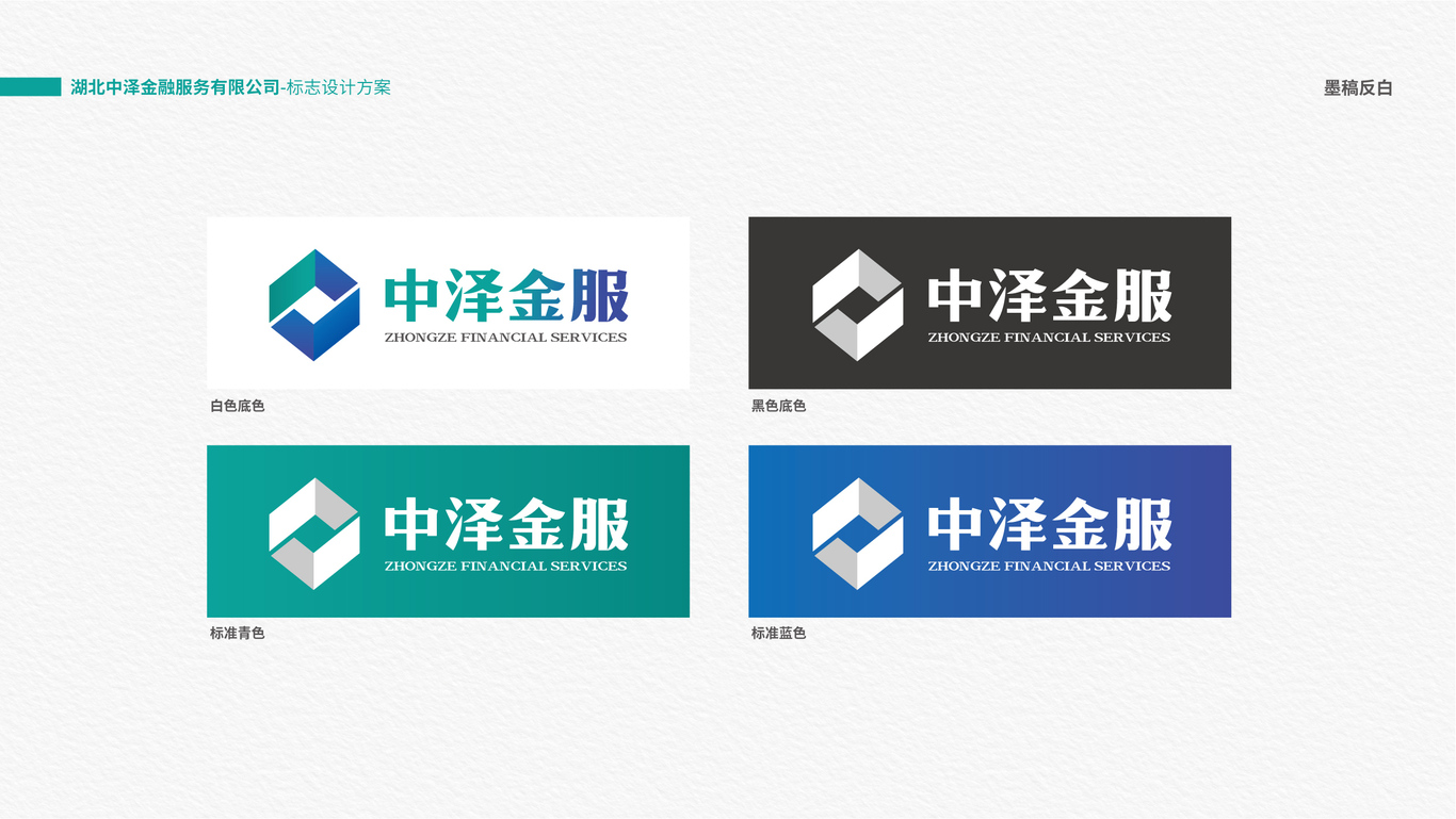 中泽金服LOGO设计图2