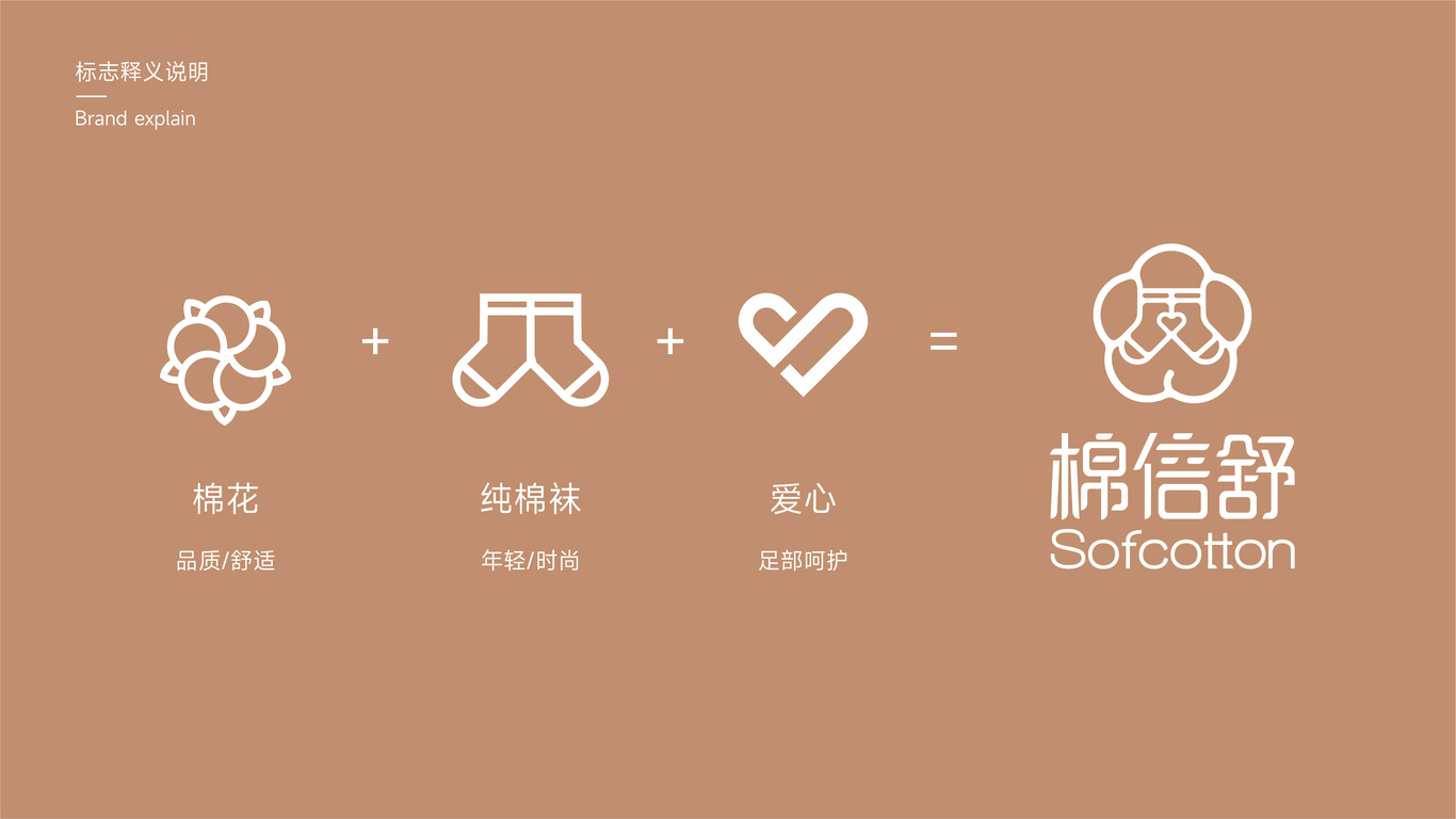 棉倍舒&純棉品質(zhì)襪子logo設(shè)計圖24