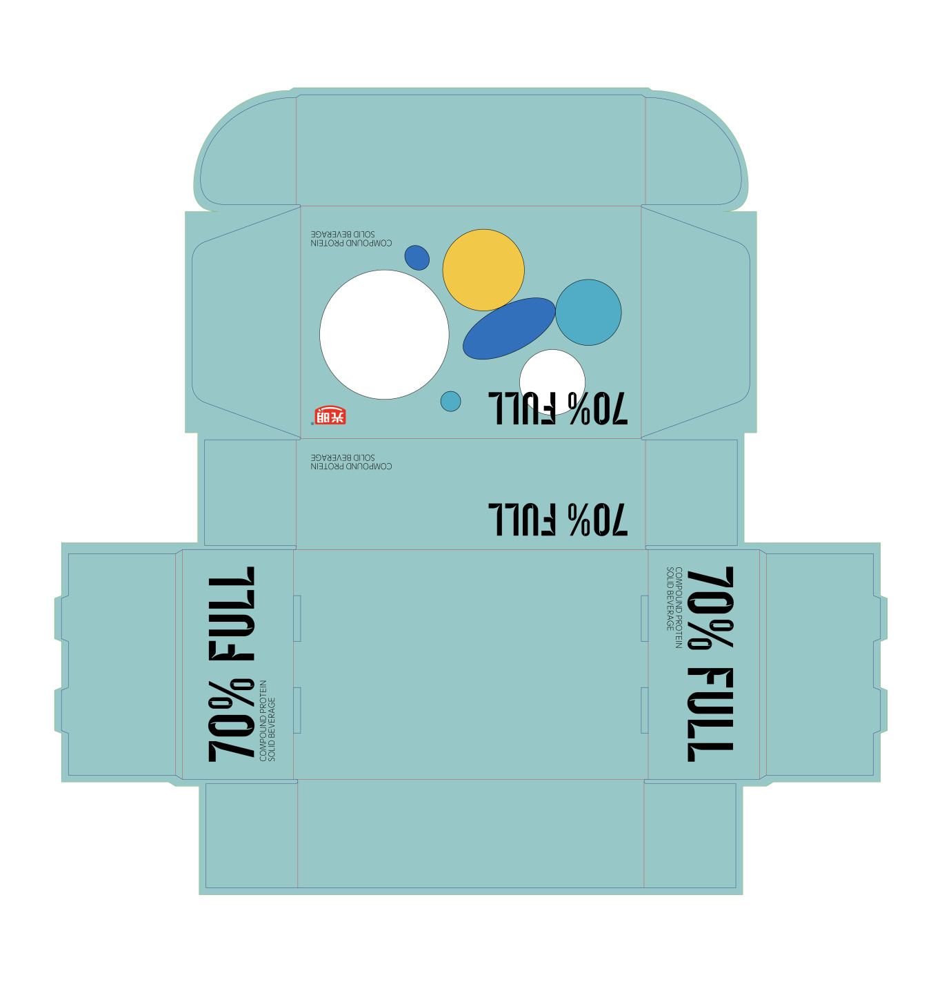 光明七分饱70% FULL 包装设计图5