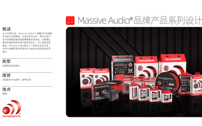 Massive Audio®品牌产品系...