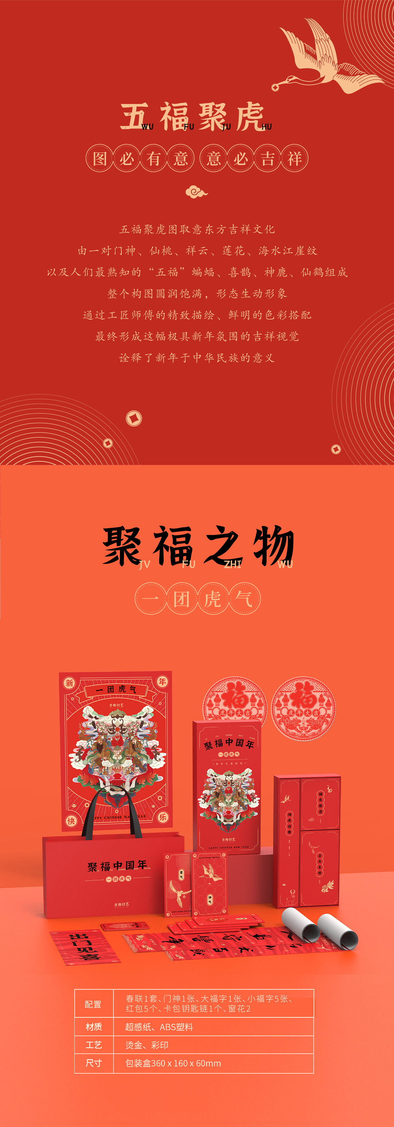 一團(tuán)虎氣新年禮盒圖3