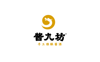 醬九坊 白酒食品類 logo設(shè)計(jì)