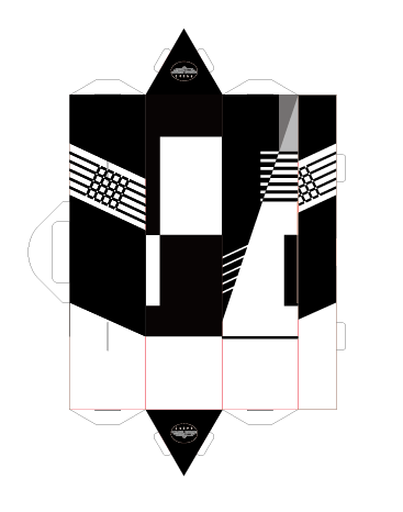 四大家三角形畫卷包裝盒設(shè)計(jì)圖6
