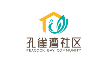 孔雀湾社区LOGO设计