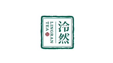 泠然茶文化傳播品牌LOGO設(shè)計(jì)