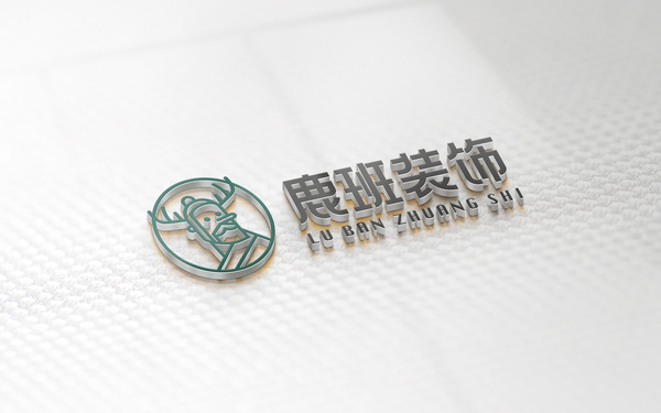 鹿班装饰LOGO设计