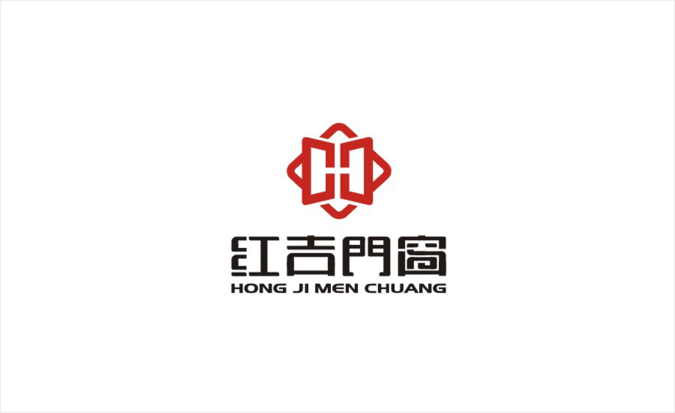 原創(chuàng)IP | 紅吉家具門窗LOGO設(shè)計(jì)圖1