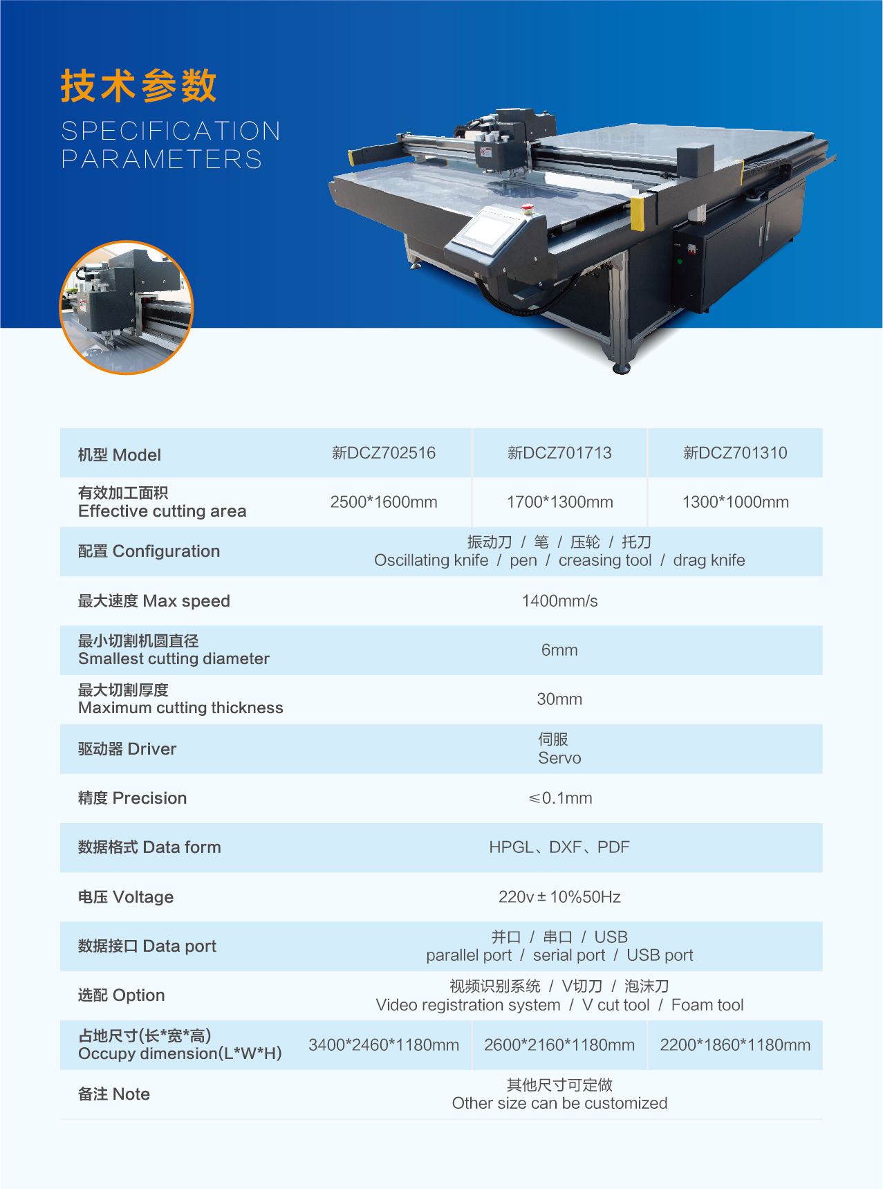 科技蓝单页设计图1