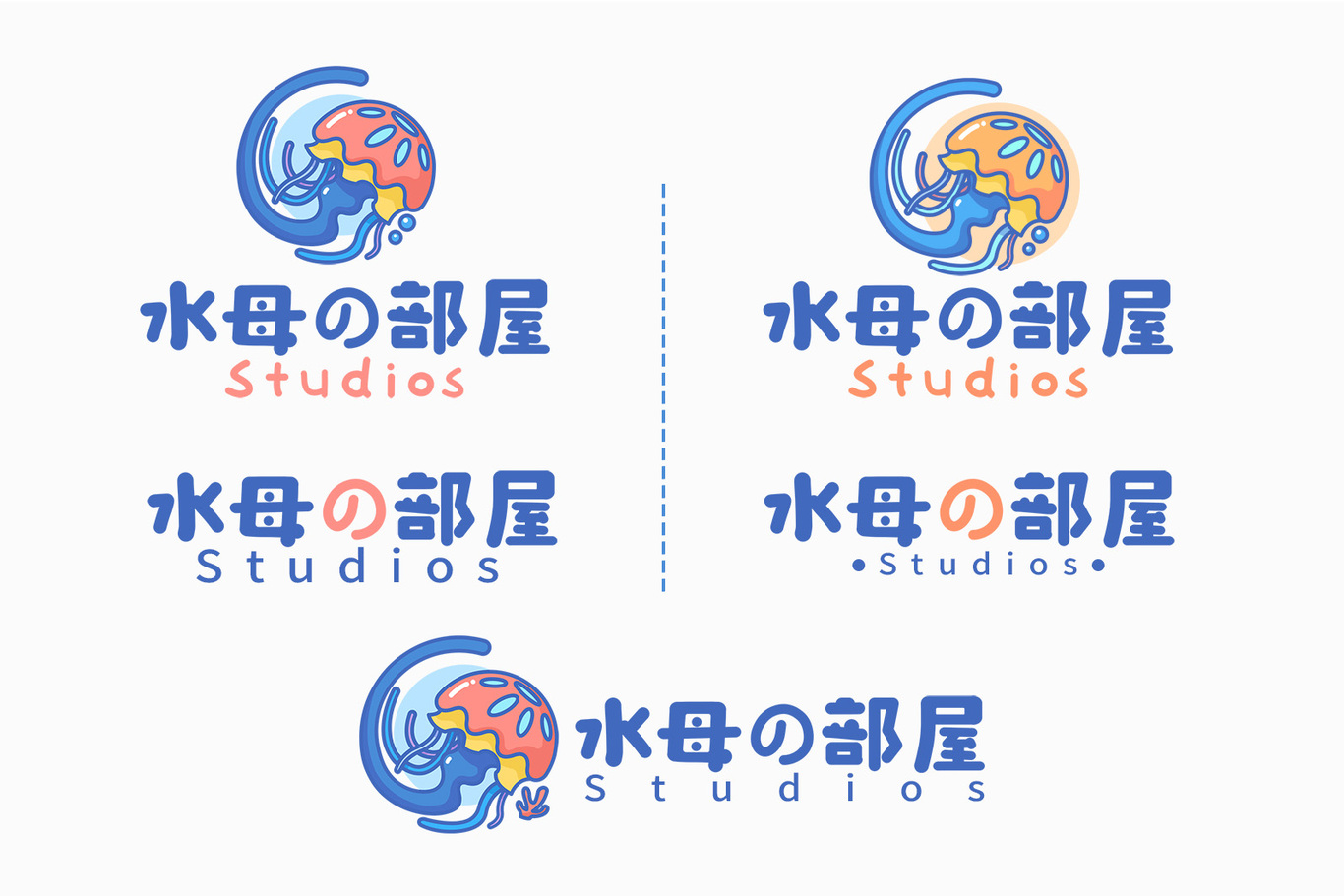 水母の部屋品牌LOGO設計圖2