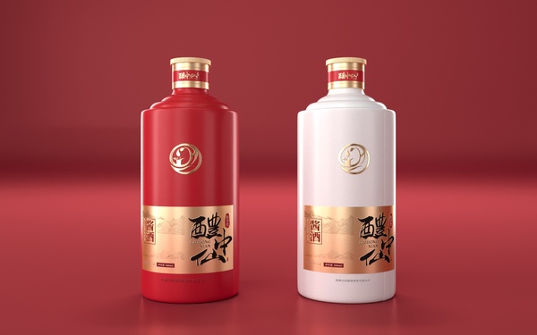 醴中仙 白酒包裝設(shè)計(jì)方案一