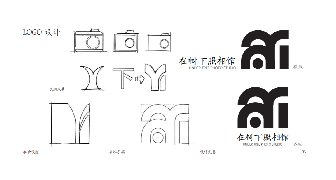 在树下照相馆品牌设计图2