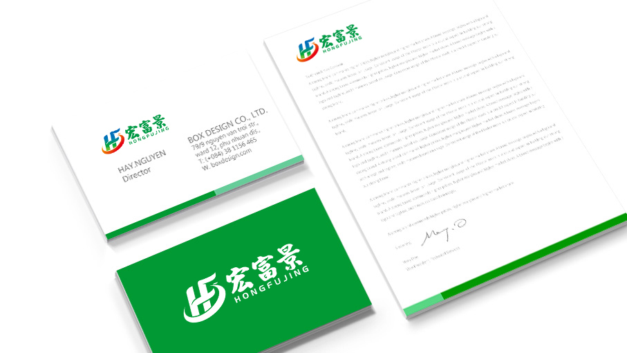 宏富景綠色養(yǎng)殖農業(yè)合作社LOGO設計中標圖2