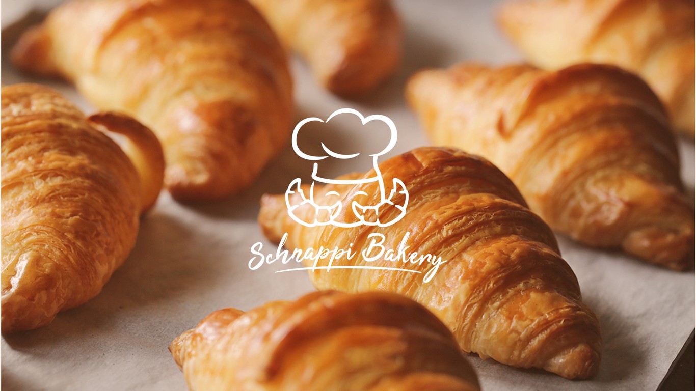 Schnappi Bakery甜品LOGO設(shè)計圖0