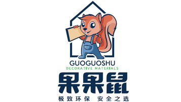 果果鼠建材類LOGO設計