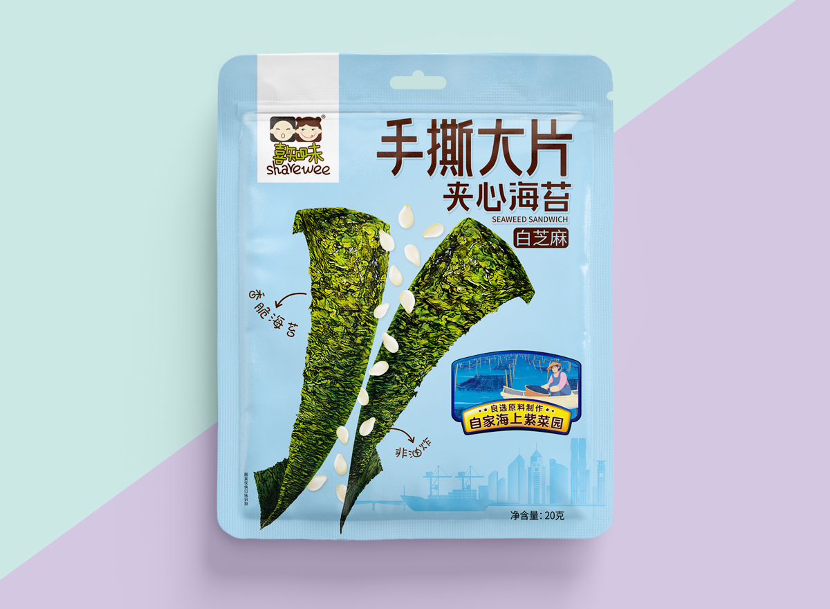 喜知味 手撕大片海苔圖6