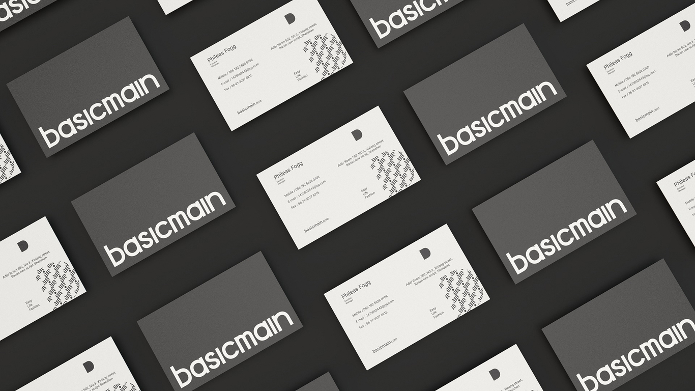 basicmain brand logo design圖12