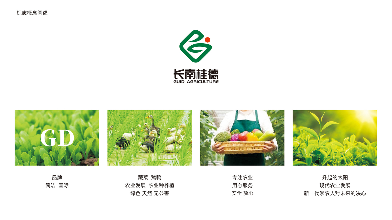 長南桂德農業(yè)種植企業(yè)LOGO設計中標圖1