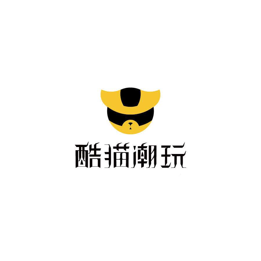 酷貓潮玩LOGO設(shè)計(jì)圖0