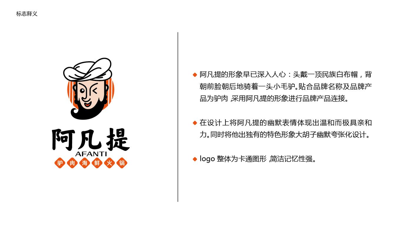 阿凡提餐饮品牌logo设计图1