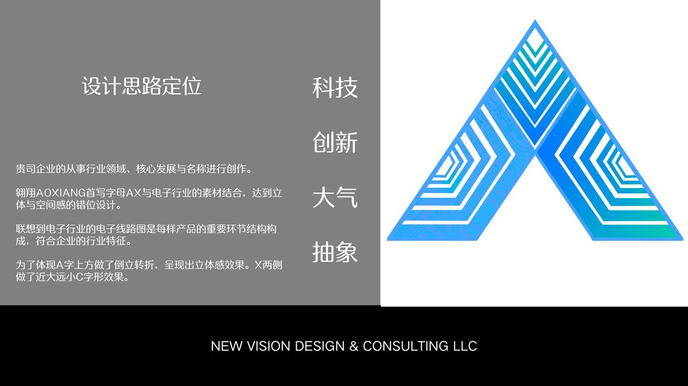 翱翔科技LOGO设计图1