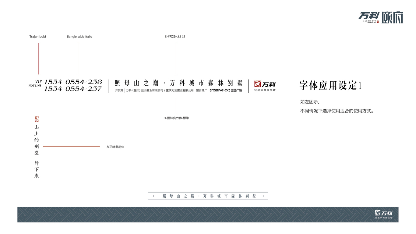 万科颐府地产住宅项目VI设计图7