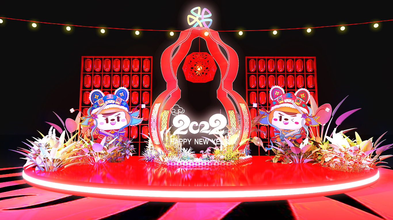 虎年新春美陈图1