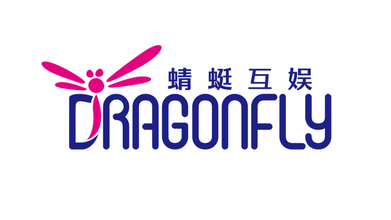 蜻蜓互娛文化傳媒類LOGO設計