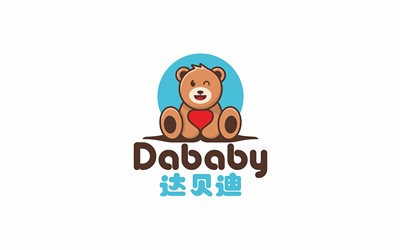 達(dá)貝迪兒童樂園LOGO設(shè)計