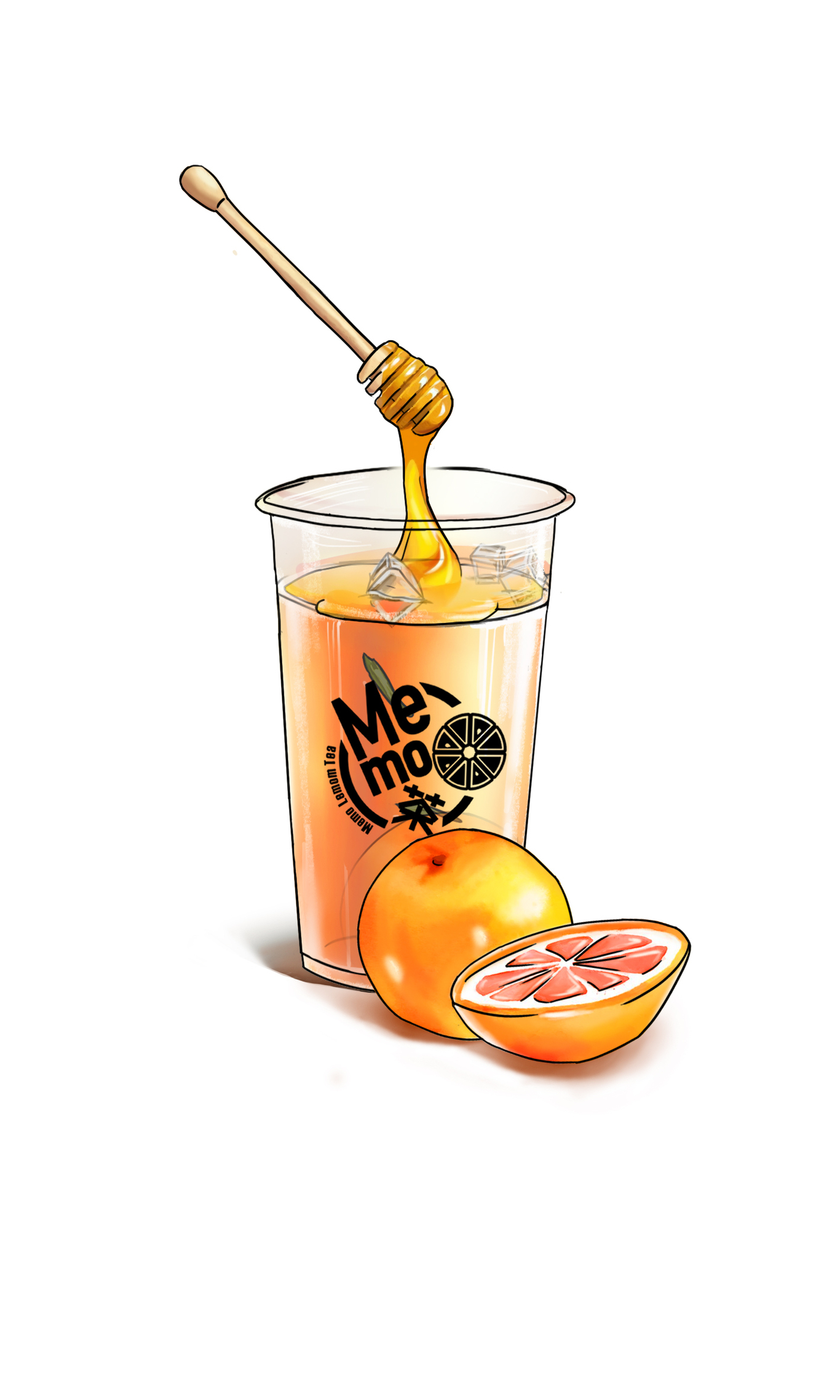 水果茶插画设计图3