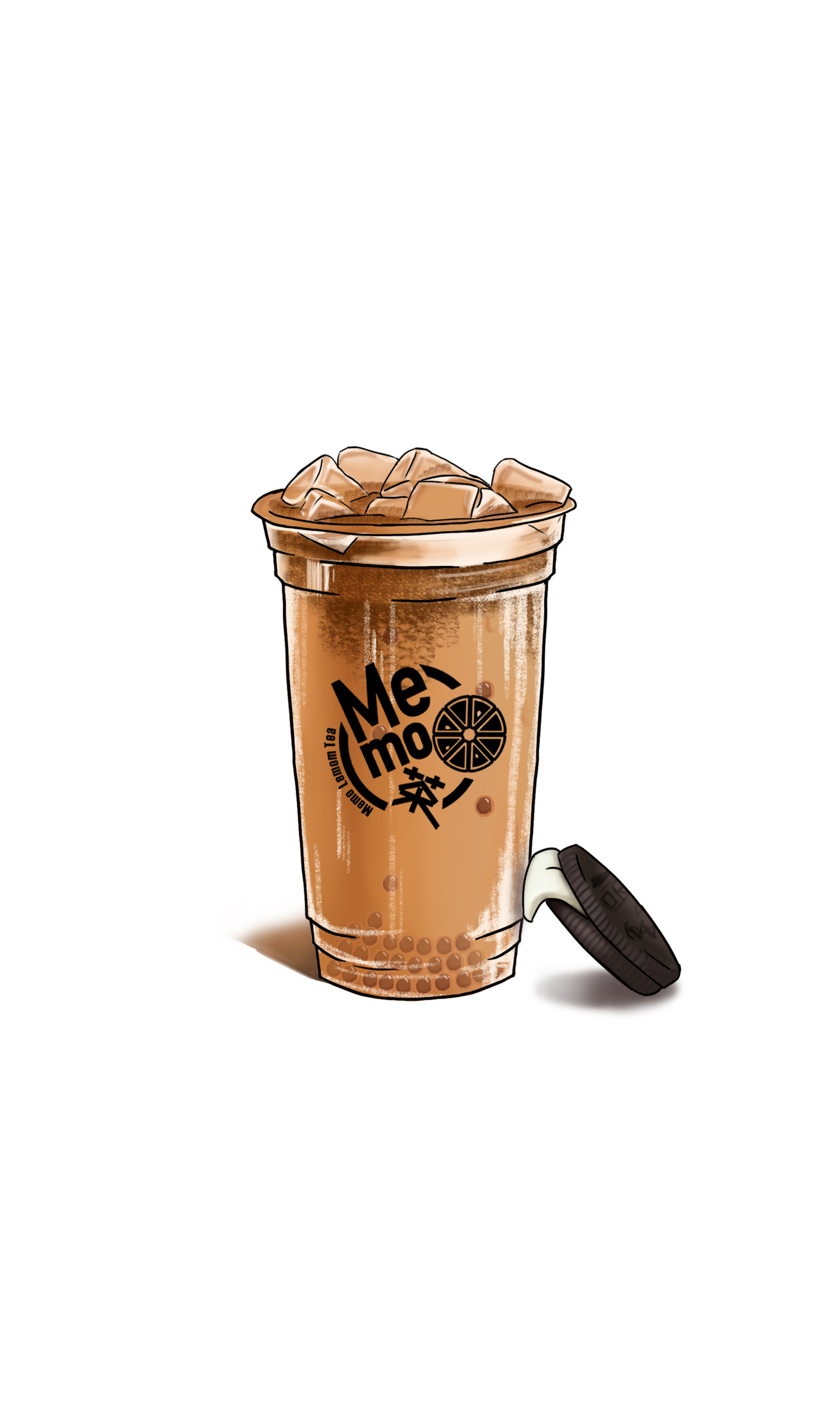 水果茶插画设计图1