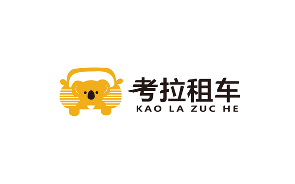 考拉租車汽車租賃行業(yè)logo設(shè)計