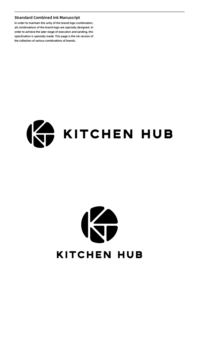 KT KITCHEN HUB logo design圖3